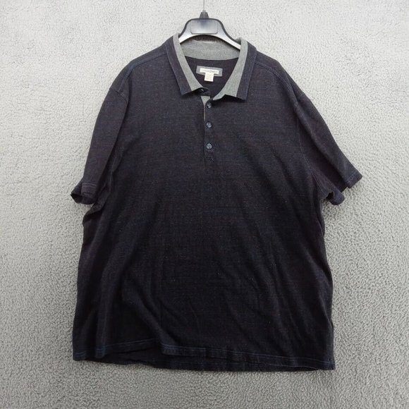 Carbon 2‎ Cobalt Shirt Mens XXL Dark Blue Short Sleeve Polo Classicore - Picture 1 of 7